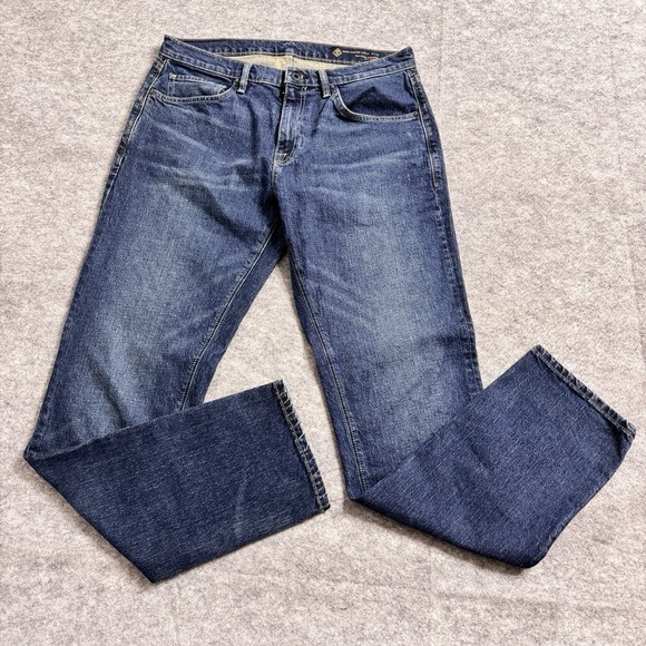 Roark Other - ROARK Jeans‎ Mens 33x32 Blue Standard Slim Fit HWY 133 Denim Straight Leg